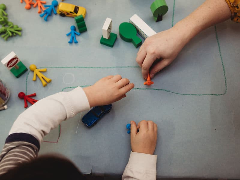 Children playing at Caring Hearts